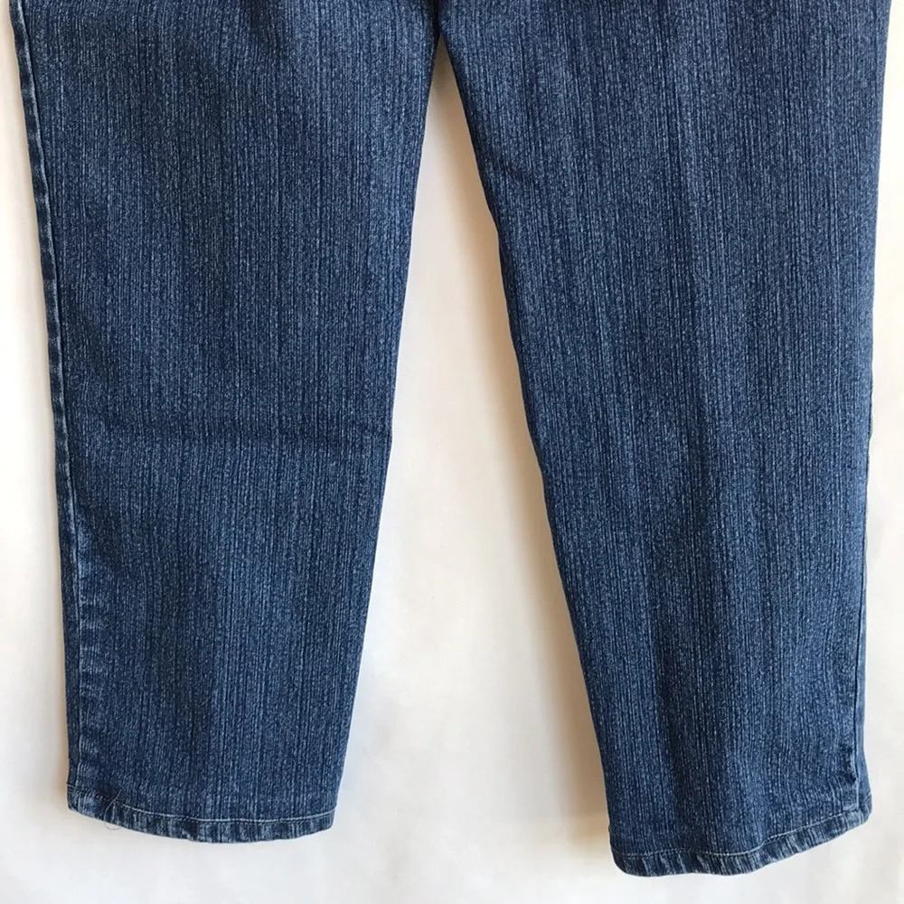 Style & Co. natural fit tapered leg blue jeans, 14 - Picture 9 of 12
